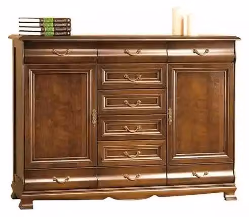 Kommode Echtholz Schrank Eiche Holz Kommoden Sideboard Sideboards