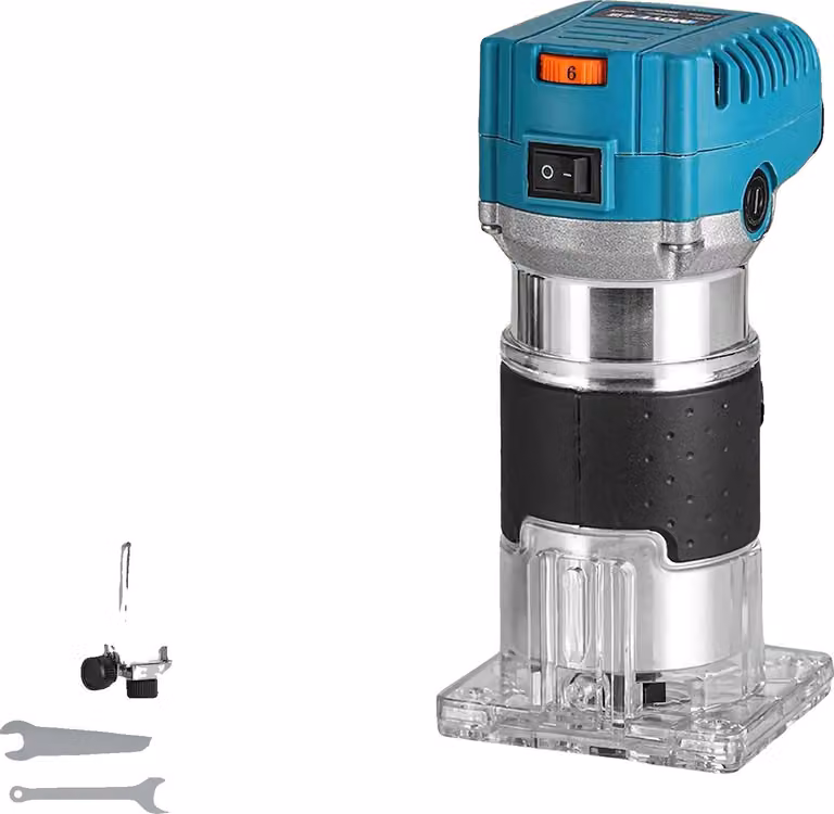 Fresatrice elettrica, con 6 velocità regolabili, utensile elettrico multifunzione, 2000W