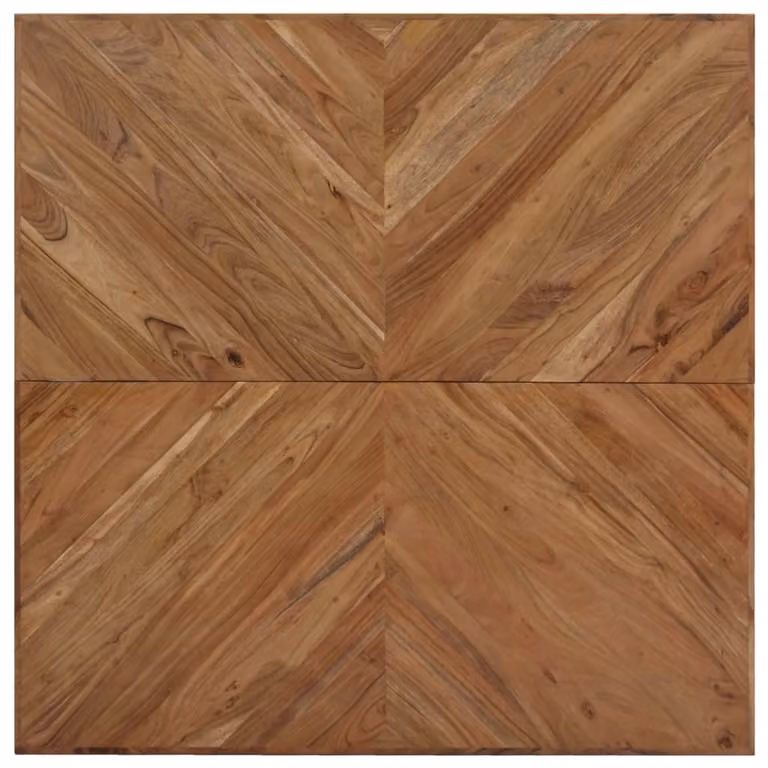 vidaXL Tavolino 110x110x36 cm in legno massiccio di acacia