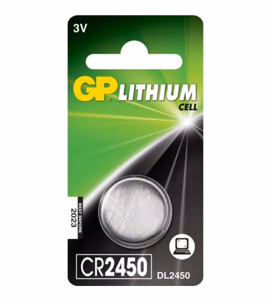 CR 2450-C1 - Batteria Super Litio a Bottone CR2450 (Blister 1 Pezzo)