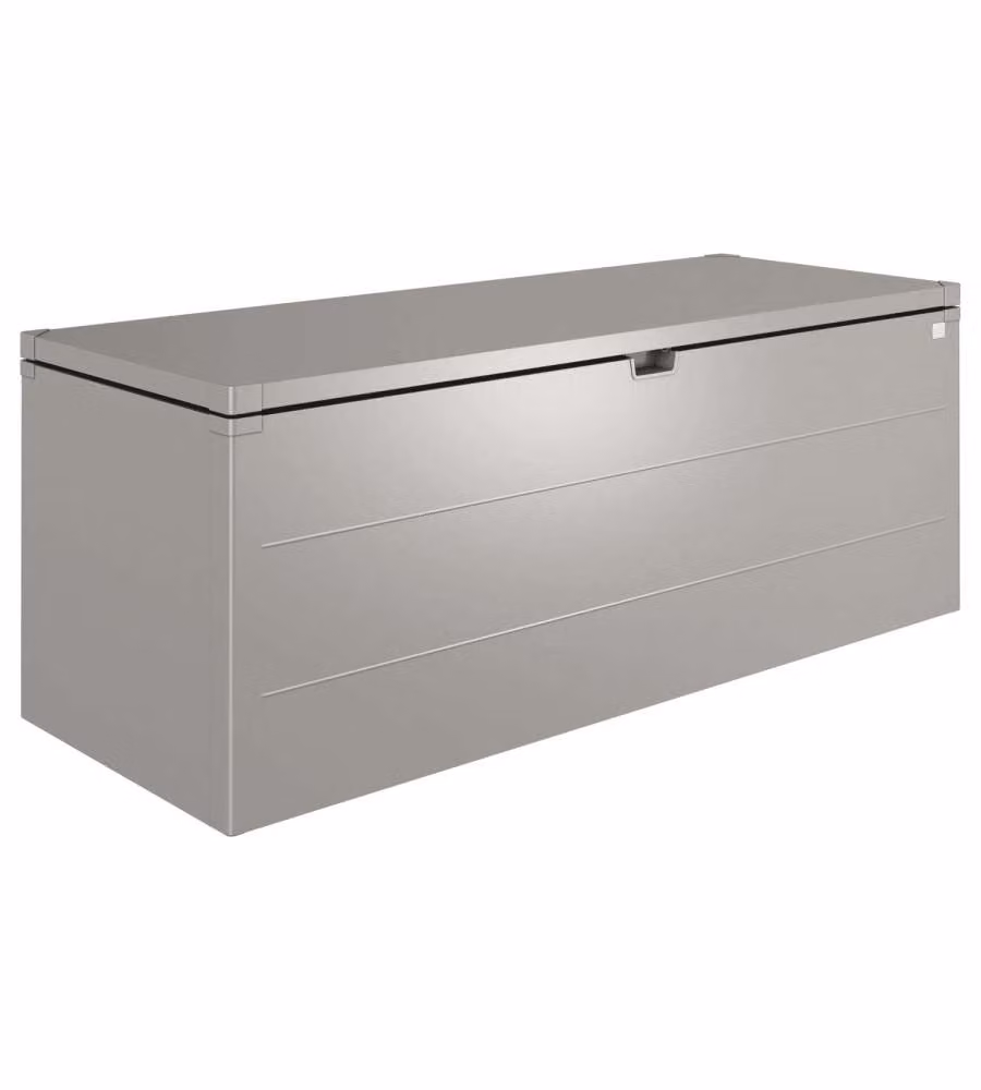 Biohort Baule da Esterno 210 Grigio Quarzo 207x81x80 cm Metallo