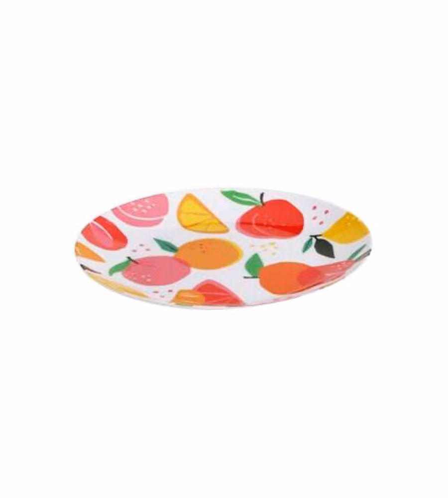 Piatto Melamina Frutta Agrumi Cm 20 Koopman