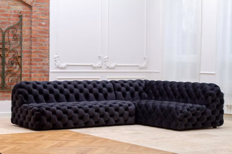 Wohnlandschaft Sofa Ecke Design Eck Ecksofa L-Form Moderne Sofas Stoffsofa Couch