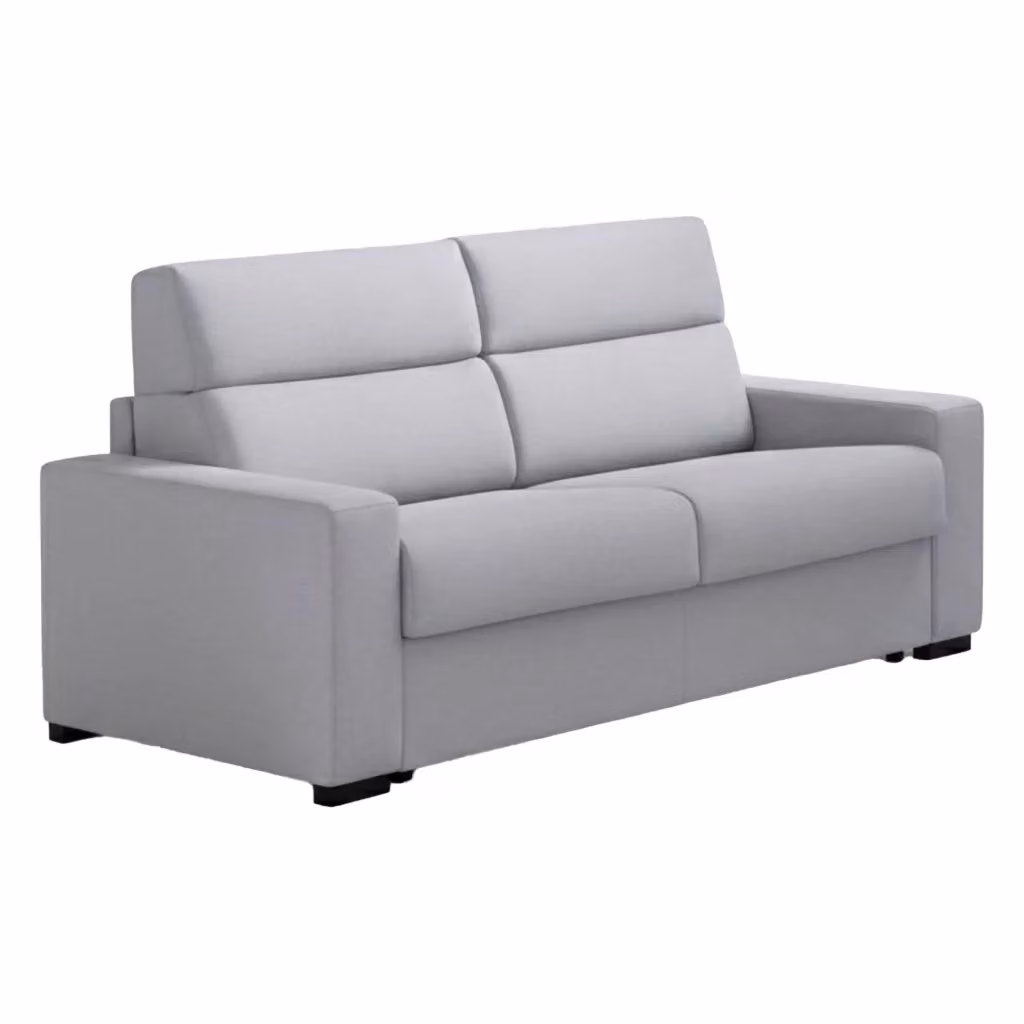Vialfre Divano Fisso 2 Posti Moderno Made in Italy con Rivestimento Sfoderabile Grigio L: 180 cm, P: 95 cm, H: 100 cm – 2