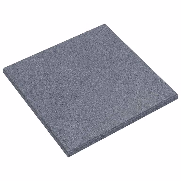 vidaXL Piastrelle per Protezione dalle Cadute in Plastica e Gomma, Grigio, 6 pz, L/P: 50 x 50 cm