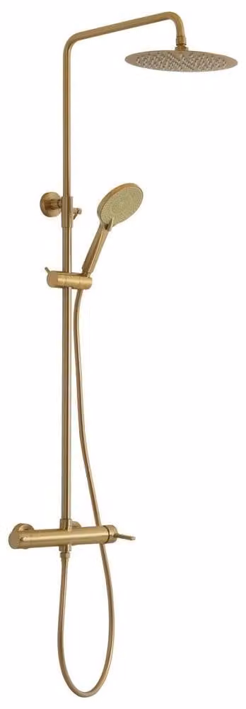Colonna doccia ICONIC con rubinetto, oro opaco