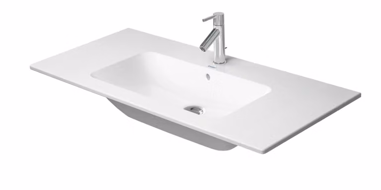 Duravit ME by Starck lavabo pour meuble, avec trop-plein, sans trou pour robinetterie, avec plage de robinetterie, 1030mm, 2336103260, 2336103260