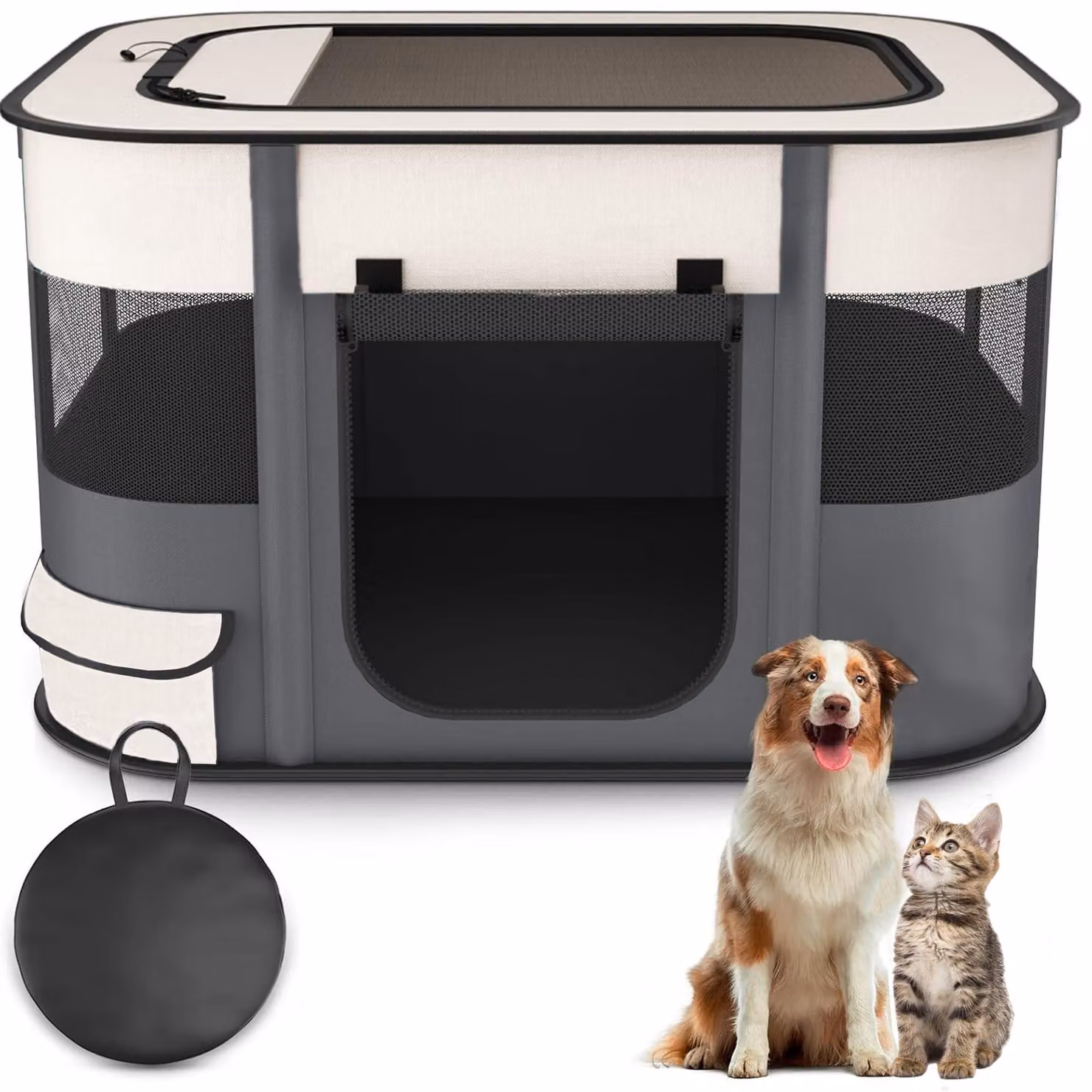 Tenda pieghevole per cani, dimensioni 70x55x45 cm, ideale per animali domestici
