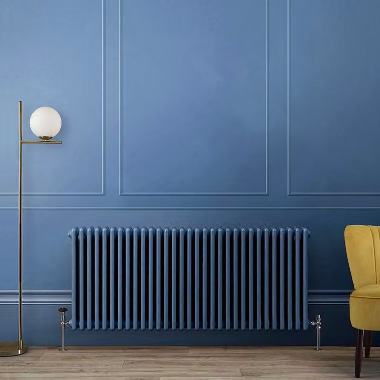 Radiatore Orizzontale a Colonne (3 Colonne) 600mm x 1415mm - Blu (Deep Sea Blu) - Regent