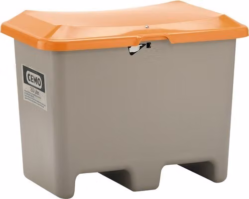 Contenitore multiuso CEMO da 200 litri, accessibile con carrelli elevatori