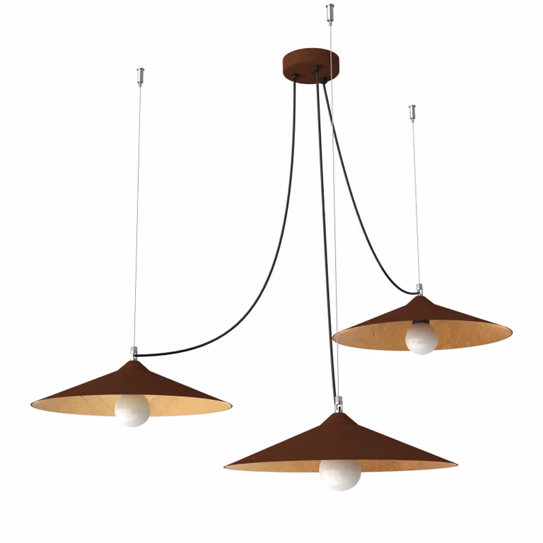 Lampada A Sospensione Colombo X3 Foglie