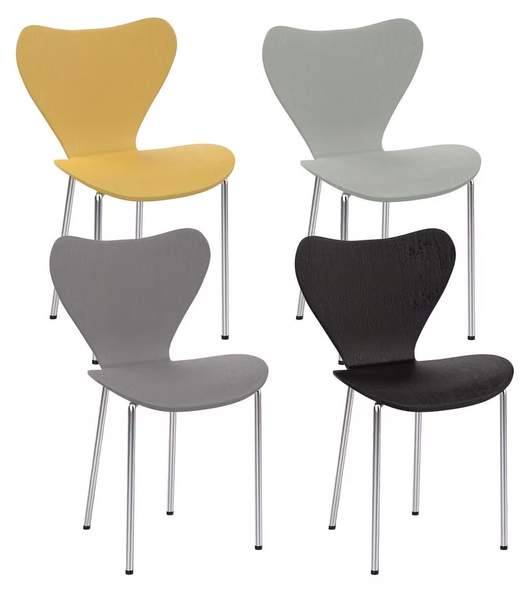 Set di sedie da pranzo - Sedie - Set di sedie - Sedie per riunioni - Sedie impilabili - Comfort ergonomico