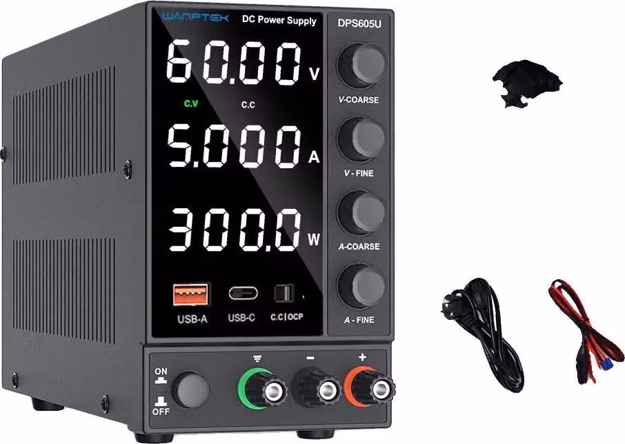 Alimentatore, tensione regolabile, display digitale, DPS605U 60V5A
