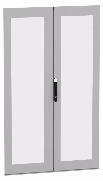 Schneider Electric Porte vetrate, PanelSeT SFN, Spacial SM, per armadi elettrici A 2000 mm L 1200 mm, set da 2 pezzi NSYSFND20122DT