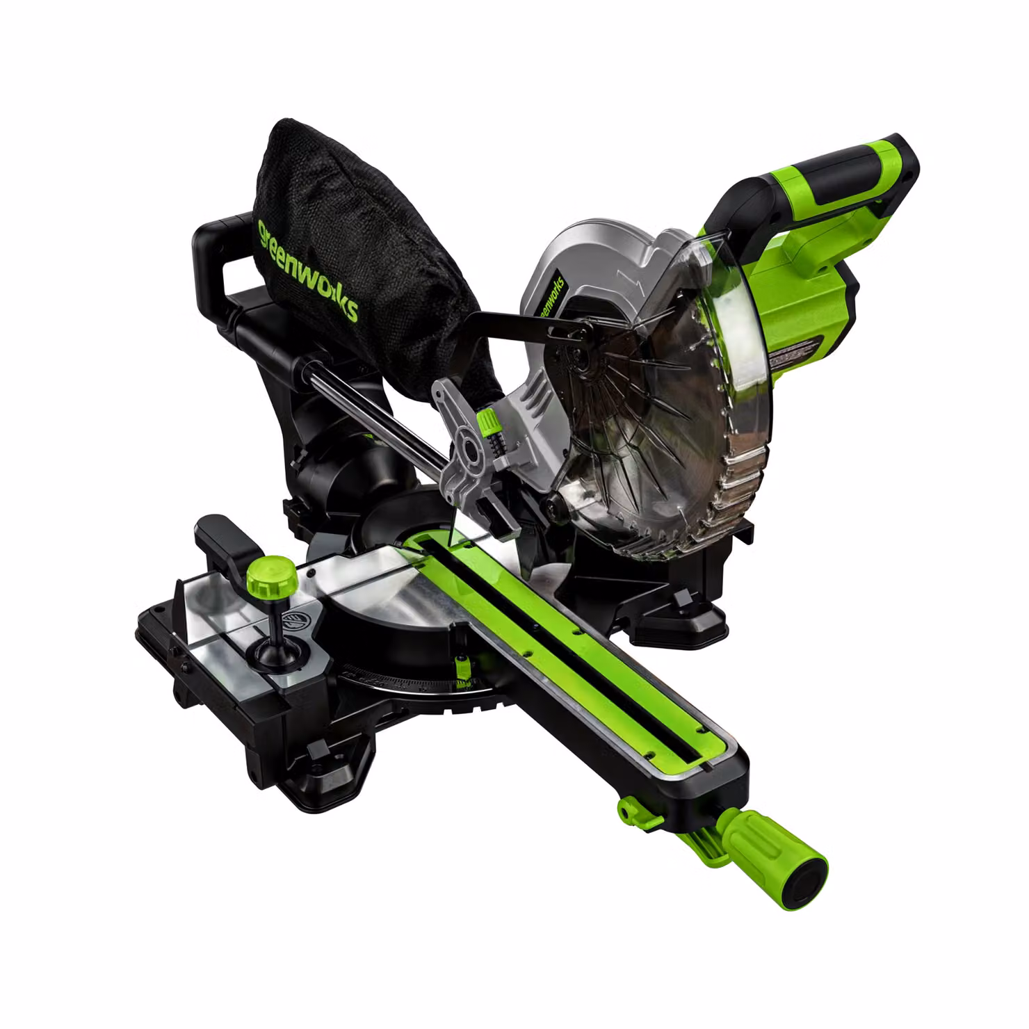 Sega troncatrice radiale Greenworks Tools EU POWERALL 24V verde senza batteria