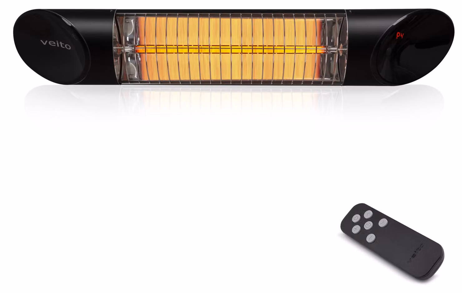 Riscaldatore da pavimento - 1200 W - Alluminio - 9x75x13 cm - Adatto per uso interno ed esterno