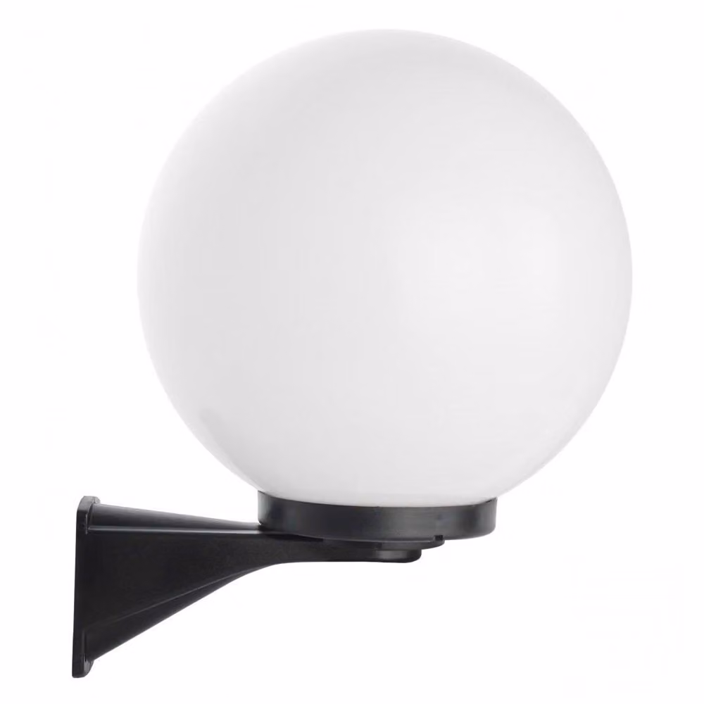 Sfera o lampada da parete fumé per esterni 30 cm 1xE27 nero IP43 SU-MA Kule K 3012/1/KD 300