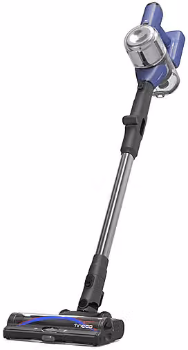 Aspirapolvere senza fili Tineco Pure One S50 Blue e Black, potenza 350 W, autonomia 95 min, contenitore polvere 0,6 l, spazzola anti-tangle per peli di animali e sistema ClogLess