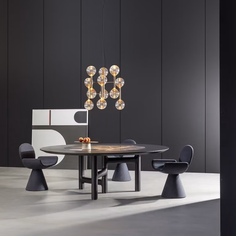 Tavolo Pivot ST Bonaldo con piano girevole
