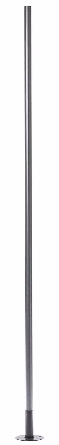 Set 4 Pezzi Palo per Tralicci Verdemax Ø3x180 cm in Alluminio Antiruggine Antracite