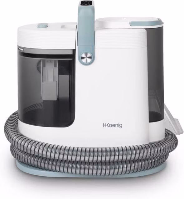 Pulitore per tessuti a vapore e acqua calda HKoenig TWT99 bianco