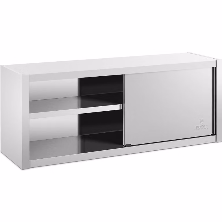 Expondo Royal Catering Armadio pensile in acciaio inox - 150 x 45 cm