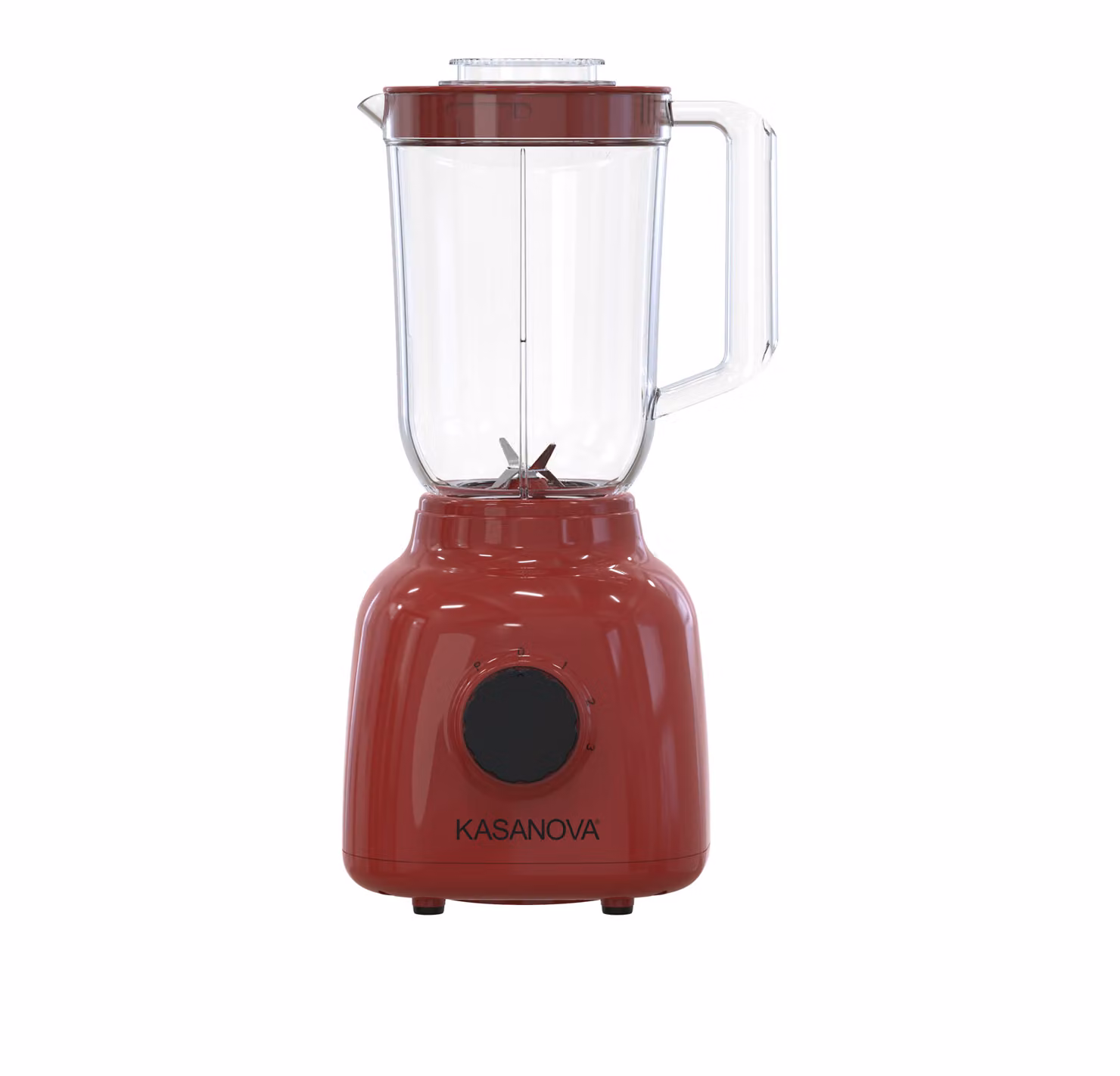 Frullatore elettrico Kasanova rosso con funzione pulse, 400 W e capacità 1,5 l – 2