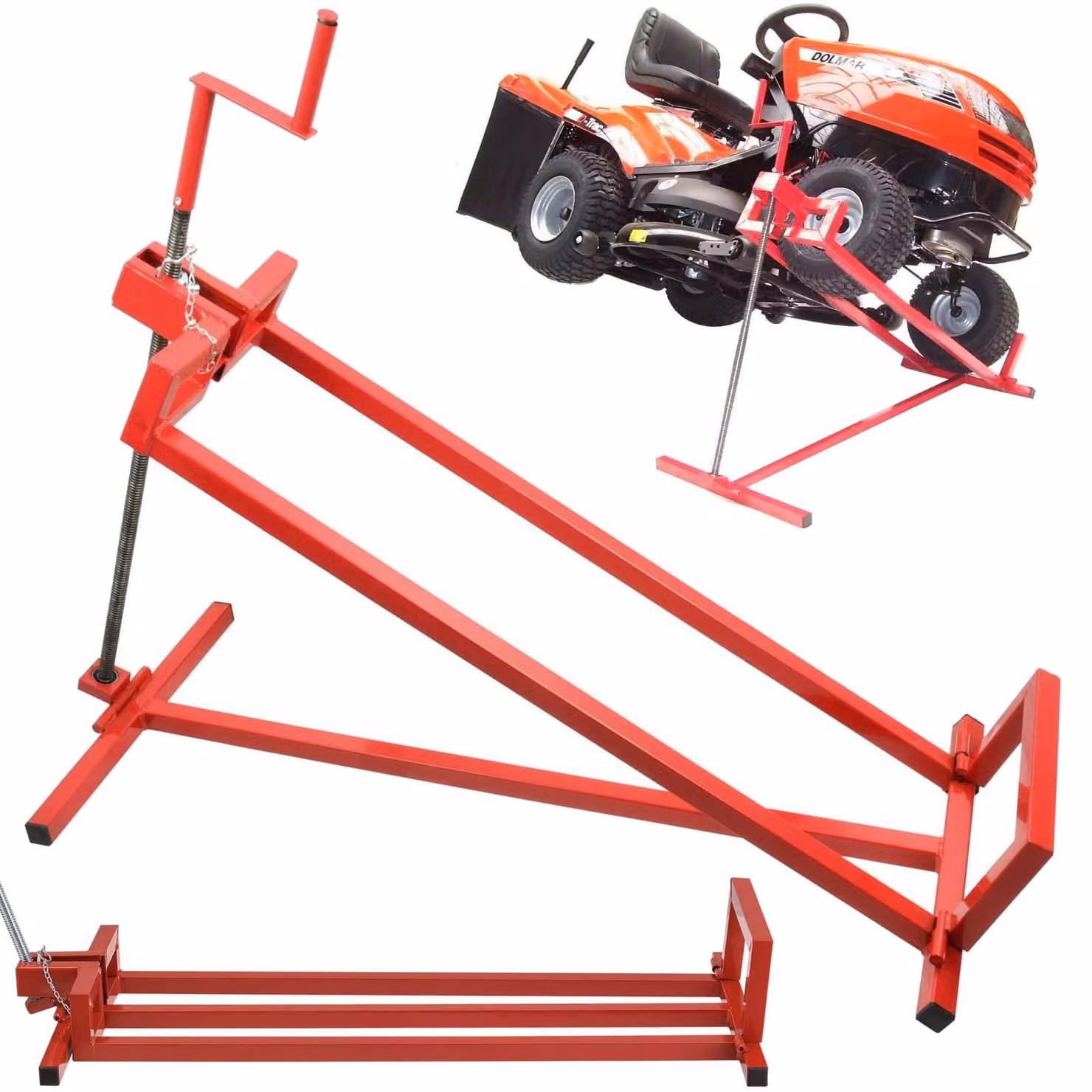 Dispositivo di sollevamento per tosaerba trattore, portata 400 kg