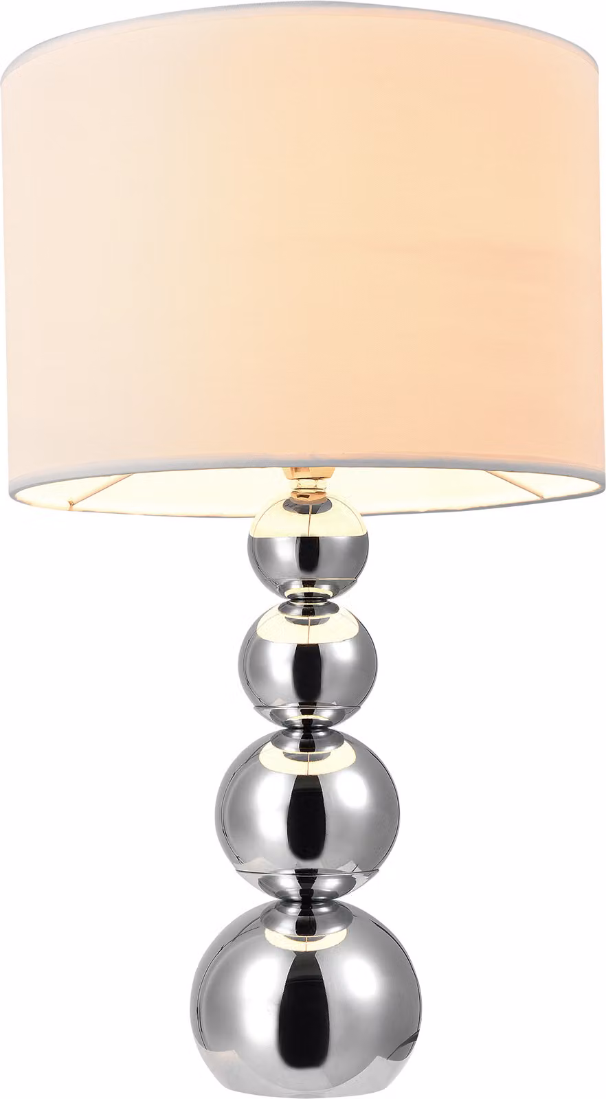 Lampada da tavolo bianca [43 x Ø 25cm] Lampada da tavolo Lampada da comodino Lampada da lettura [lux.pro]