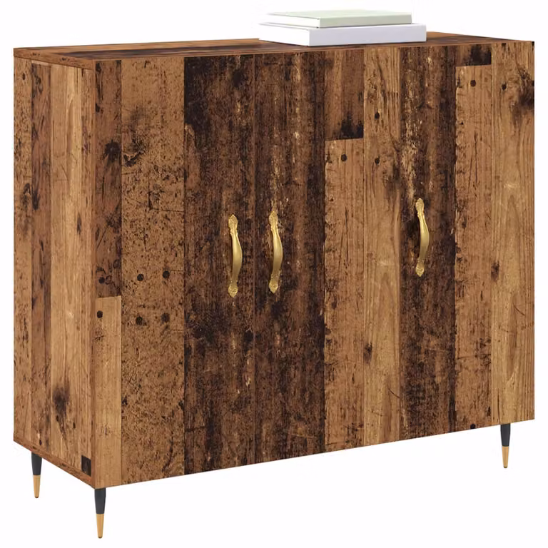 Credenza Legno vecchio 90 x 34 x 80 cm Legno multistrato