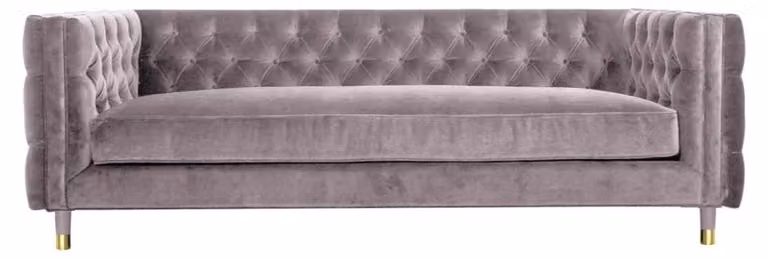 Chesterfield Sofa Taupe Möbel 4 sitzer xxl Big Textil Stoff Couchen Polster