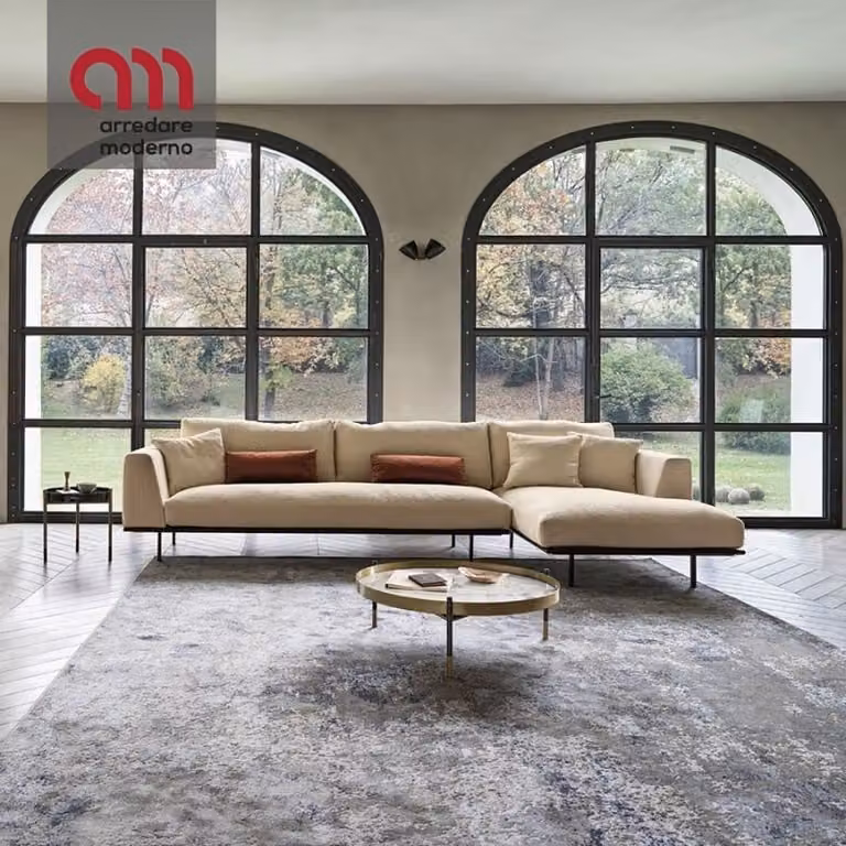 Divano Dakota Bontempi Casa angolare con chaise longue