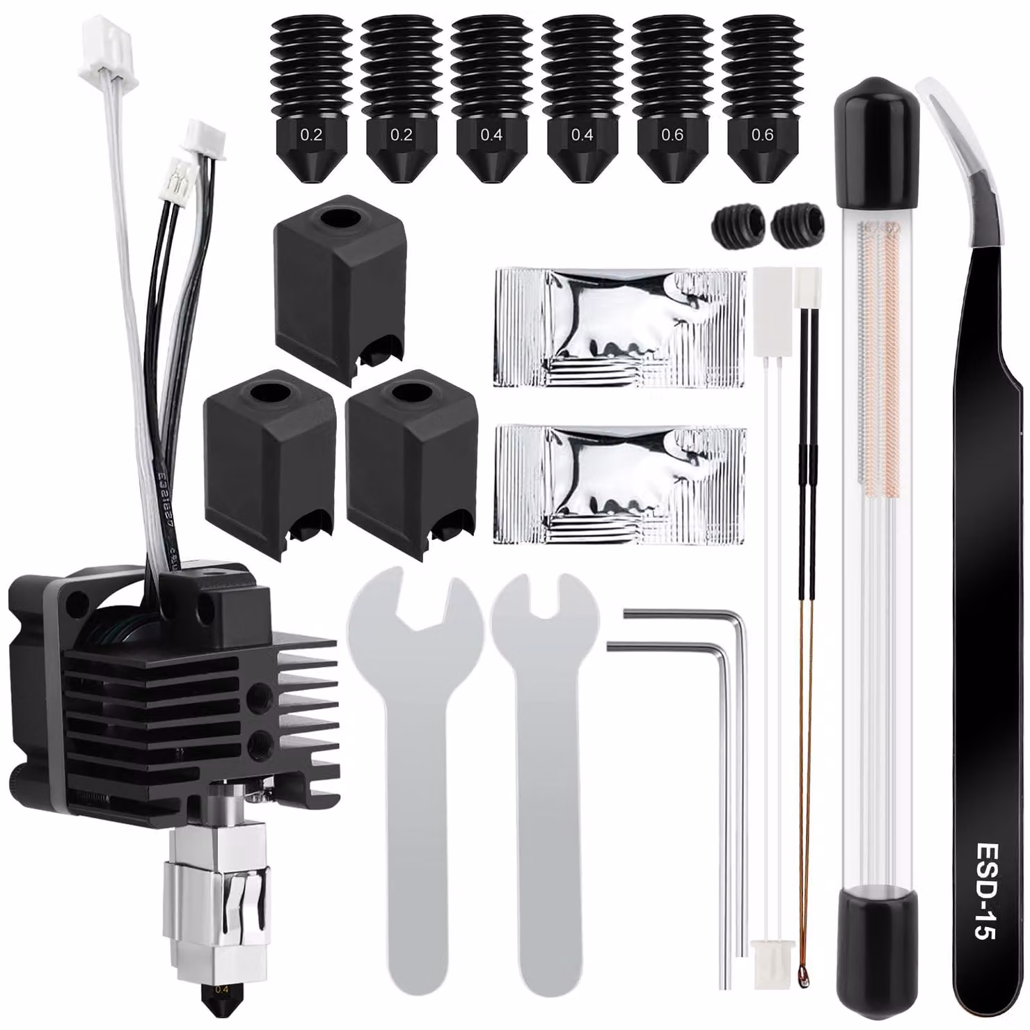 42 kit completi per hotend, compatibili con la stampante 3D X1