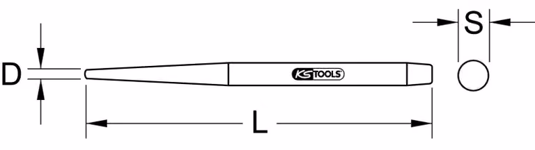 KS Tools Centering pin, 7mm 1560344