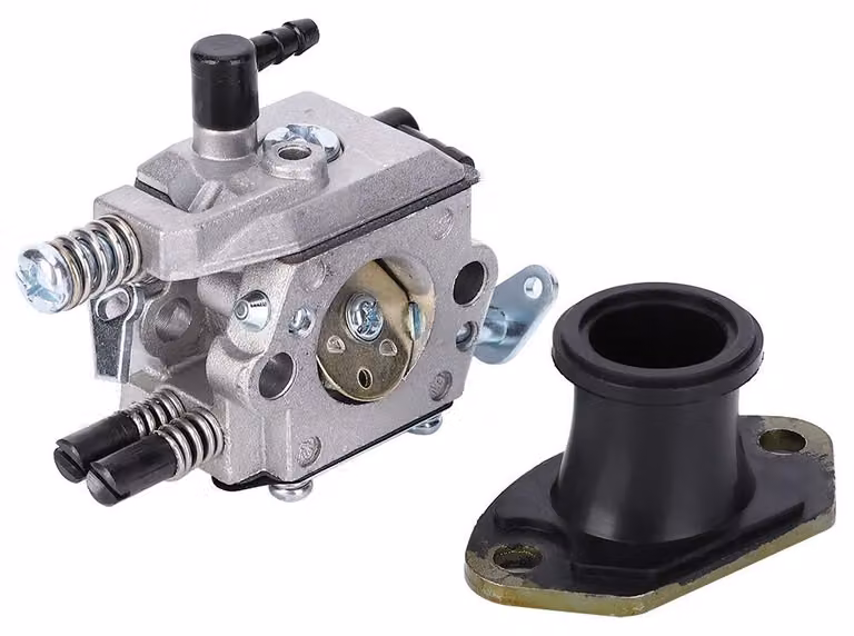 Carburatore di ricambio per motosega, compatibile con i modelli 4500, 5200 e 5800