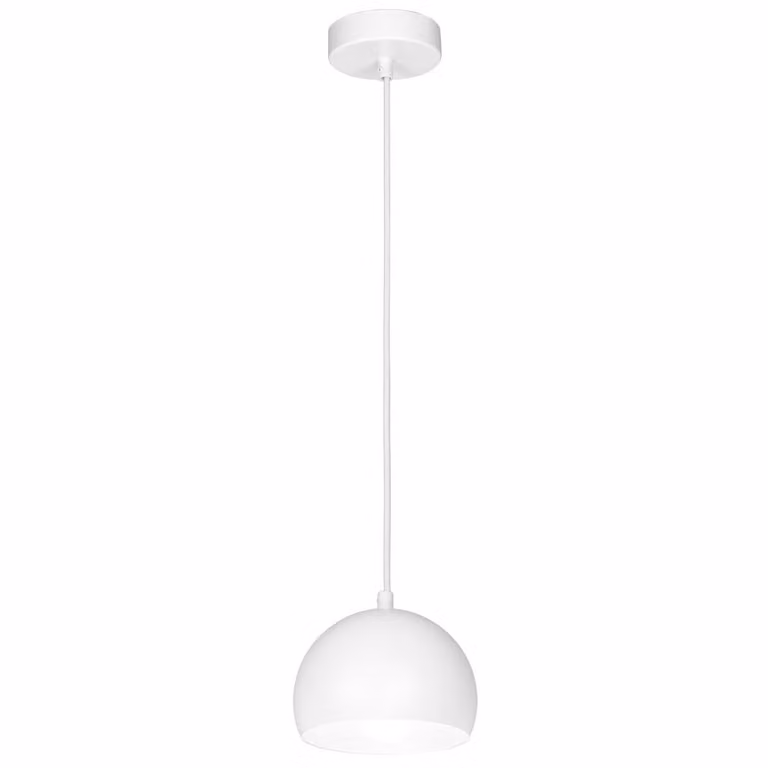 Sool lampada a sospensione minimalista bianca 1xE27 15W Luminex