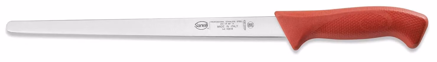 Coltello Strettissima Linea Skin Rosso, Cm.28