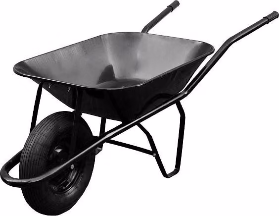 Carriola da costruzione 60l, gonfiabile, portata 100kg, 2a scelta