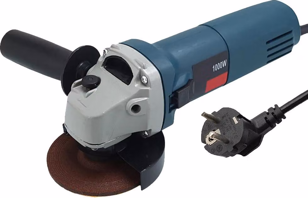 Smerigliatrice angolare, regolazione continua della velocità, alte prestazioni, 1000W