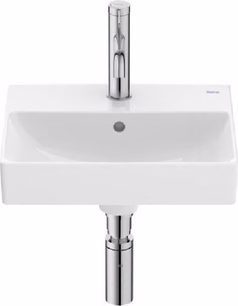 ROCA Ona lavabo sospeso 40 x 32 x 15 cm con troppopieno e foro per rubinetto, bianco