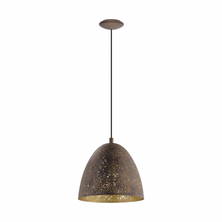 Eglo 49814 Safi lampada a sospensione Ø 27cm Marrone Oro