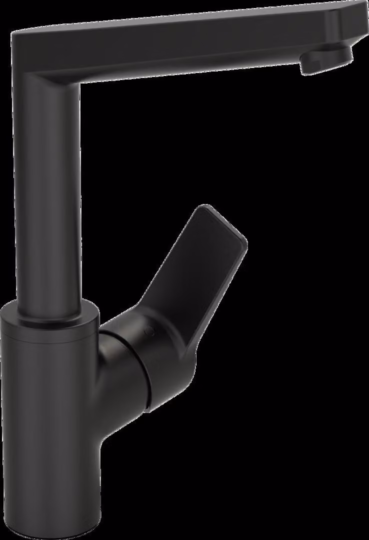HANSA HANSATWIST Mitigeur de lavabo, commande latérale, sans vidage, orientable, saillie : 130 mm, 3, 0955220333, 0955220333