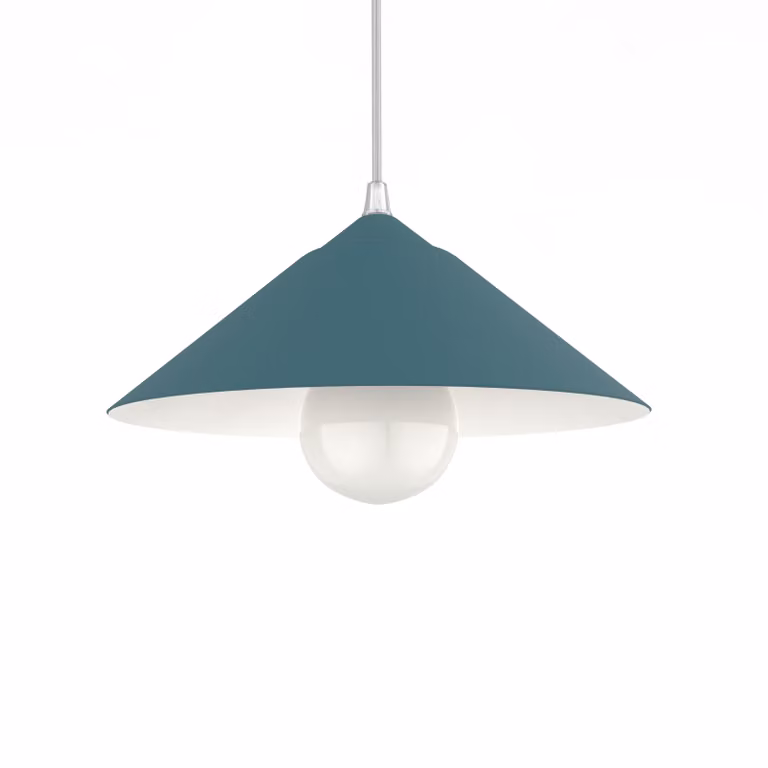 Lampada A Sospensione Chapeau Bicolore