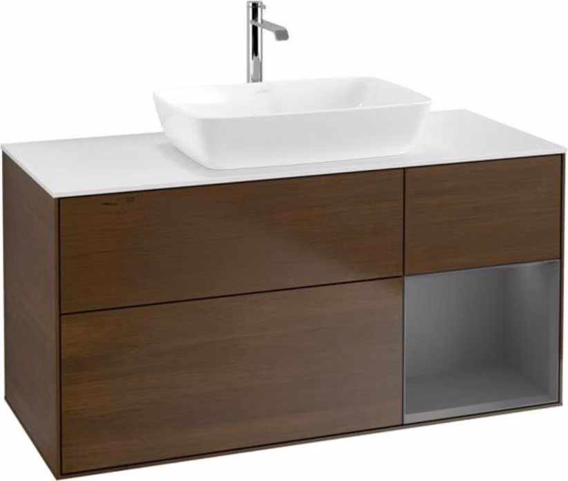 V&B mobile lavabo a parete Finion 120cm, Pl w m, Rg A m Lac, wal ven