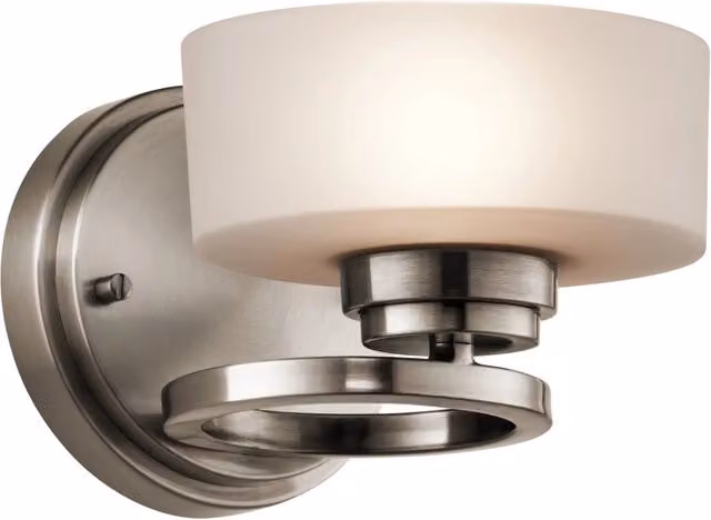 Applique Contemporanea Aleeka KICHLER in Alluminio e Vetro Trasparente Colore Argento con Luce G9 LED