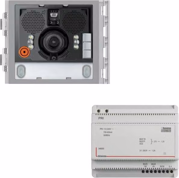 Kit base d'impianto video condominiale Bticino colore grigio