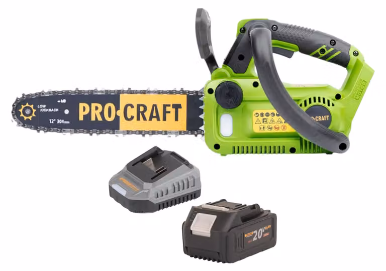 Motosega a batteria Procraft PKA42Libb 20 V 304 mm Brushless Solo - senza batteria, senza caricabatteria