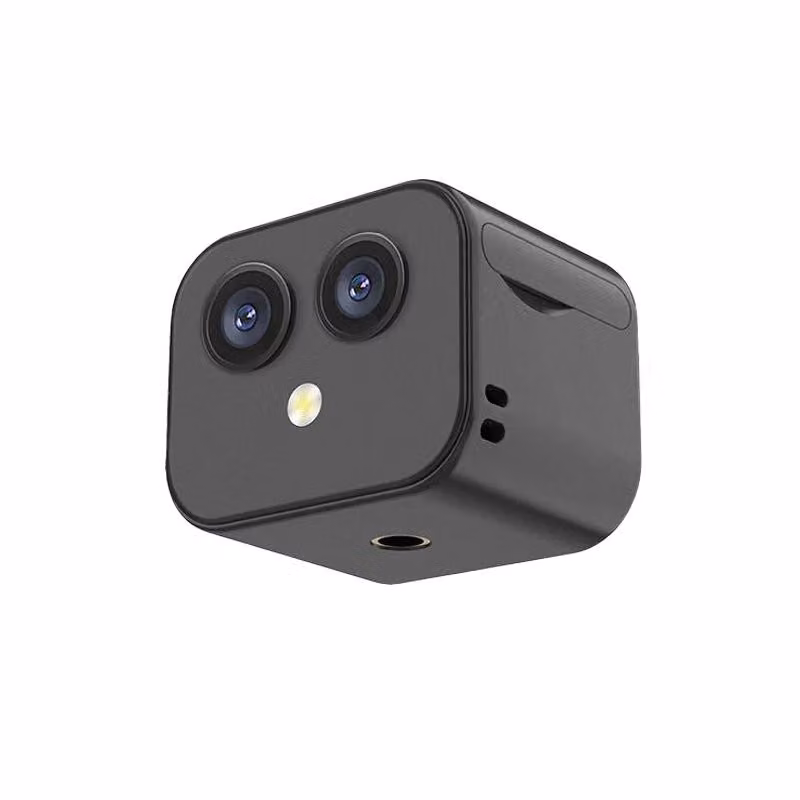 ZELURXX Mini telecamera quadrata, HD 1080p, grandangolo 140°, visione notturna, rilevamento del movimento, connessione Bluetooth, registrazione in loop, 64 GB