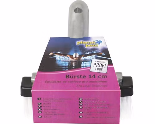 Spazzola professionale per pavimenti 14 cm argento/nero