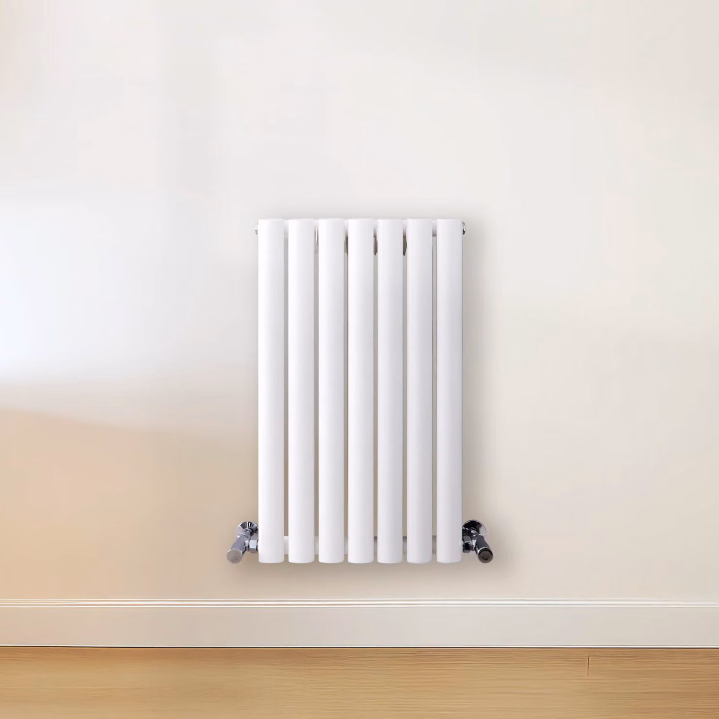 Radiatore Orizzontale Bianco 510W 635x413mm - Compatto - Alta Resa - Design Moderno - Revive